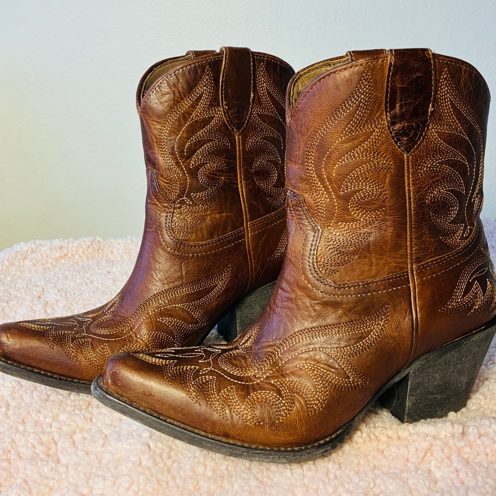 Ariat Chandler Leather Western Boot Sz 10